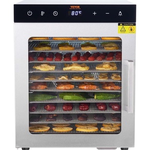 image:imageVEVOR Food Dehydrator Machine 5Tray Fruit Dehydrator 300W Electric Food Dryer wDigital Adjustable Timer amp Temperature for Jerky Herb Meat Beef Fruit Dog Treats and Vegetables ETL Listed10Trays800W