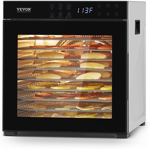 image:imageVEVOR Food Dehydrator Machine 5Tray Fruit Dehydrator 300W Electric Food Dryer wDigital Adjustable Timer amp Temperature for Jerky Herb Meat Beef Fruit Dog Treats and Vegetables ETL Listed10TraysB