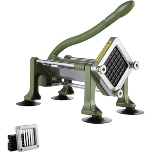 image:imageVEVOR French Fry Cutter Potato Slicer with 12Inch Stainless Steel Blade Manual Potato Cutter Chopper with Suction Cups Great for Potato French Fries Cucumber Vegetables CarrotGreen