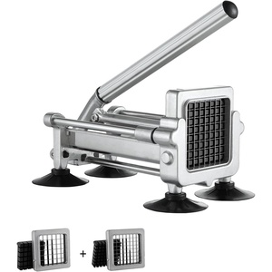image:imageVEVOR French Fry Cutter Potato Slicer with 12Inch and 38Inch Stainless Steel Blades Manual Potato Cutter Chopper with Suction Cups Great for Potato French Fries Cucumber Vegetables Carrot12 inch38 inch Suctioncup