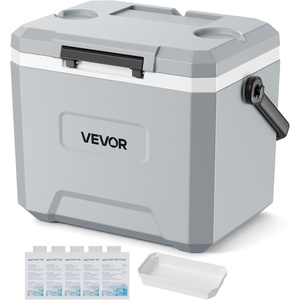 image:imageVEVOR Portable Cooler Lightweight Rigid Material Insulated Portable Cooler Suitable for Family Picnics and Long Trips17 QT
