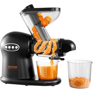 image:imageVEVOR Slow Masticating Juicer 2Speed Mode Cold Press Juicer Machine with Reverse Function Quiet Motor Slow Juicer Juice Extractor Maker Easy to Clean with Brush for High Nutrient Fruit VegetableBlack