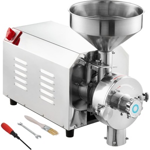 image:imageVEVOR Soybean Grinder Commercial Grinding Machine for Spices 2200W Corn Mill Grinder 50 KGH Stainless Steel Industrial Flour Milling Machine for Pepper Soybean Peanut Corn Grains3000W