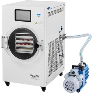 image:imageVEVOR Vacuum Freeze Dryer Machine 88132 LBSBatch Food Freeze Drying Machine with 4Layer Trays Vacuum Pump Adjustable Timer and Temperature Control for Fruits Vegetables Meat WhiteWhite