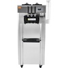 image:imageVEVOR 1850W Commercial Soft Ice Cream Machine 3 Flavors 55 to 82Gallon per Hour PreCooling at Night Auto Clean LCDPanel for Restaurants Snack Bar SliverVertical 3 Flavors Soft Serve Upgraded Model 1850W