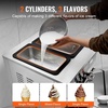 image:imageVEVOR 1850W Commercial Soft Ice Cream Machine 3 Flavors 55 to 82Gallon per Hour PreCooling at Night Auto Clean LCDPanel for Restaurants Snack Bar SliverVertical 3 Flavors Flagship Model