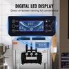 image:imageVEVOR 1850W Commercial Soft Ice Cream Machine 3 Flavors 55 to 82Gallon per Hour PreCooling at Night Auto Clean LCDPanel for Restaurants Snack Bar SliverNew Countertop 3 Flavors Flagship Model