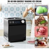 image:imageVEVOR Automatic Ice Cream Maker with Builtin Compressor 2 Quart No Prefreezing Fruit Yogurt Machine Stainless Steel Electric Sorbet Maker 3 Modes Gelato Maker with LCD Display amp Timer SilverVertical