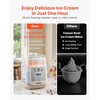 image:imageVEVOR Automatic Ice Cream Maker with Builtin Compressor 2 Quart No Prefreezing Fruit Yogurt Machine Stainless Steel Electric Sorbet Maker 3 Modes Gelato Maker with LCD Display amp Timer SilverVertical 1 Quart