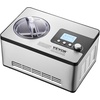 image:imageVEVOR Automatic Ice Cream Maker with Builtin Compressor 2 Quart No Prefreezing Fruit Yogurt Machine Stainless Steel Electric Sorbet Maker 3 Modes Gelato Maker with LCD Display amp Timer SilverHorizontal