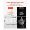 image:imageVEVOR Automatic Ice Cream Maker with Builtin Compressor 2 Quart No Prefreezing Fruit Yogurt Machine Stainless Steel Electric Sorbet Maker 3 Modes Gelato Maker with LCD Display amp Timer SilverHorizontal 2 Quart