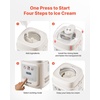 image:imageVEVOR Automatic Ice Cream Maker with Builtin Compressor 2 Quart No Prefreezing Fruit Yogurt Machine Stainless Steel Electric Sorbet Maker 3 Modes Gelato Maker with LCD Display amp Timer SilverVertical 1 Quart