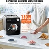 image:imageVEVOR Automatic Ice Cream Maker with Builtin Compressor 2 Quart No Prefreezing Fruit Yogurt Machine Stainless Steel Electric Sorbet Maker 3 Modes Gelato Maker with LCD Display amp Timer SilverVertical