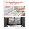 image:imageVEVOR Automatic Ice Cream Maker with Builtin Compressor 2 Quart No Prefreezing Fruit Yogurt Machine Stainless Steel Electric Sorbet Maker 3 Modes Gelato Maker with LCD Display amp Timer SilverHorizontal 2 Quart