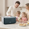 image:imageVEVOR Automatic Ice Cream Maker with Builtin Compressor 2 Quart No Prefreezing Fruit Yogurt Machine Stainless Steel Electric Sorbet Maker 3 Modes Gelato Maker with LCD Display amp Timer SilverHorizontal 15 Quart