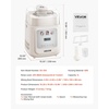image:imageVEVOR Automatic Ice Cream Maker with Builtin Compressor 2 Quart No Prefreezing Fruit Yogurt Machine Stainless Steel Electric Sorbet Maker 3 Modes Gelato Maker with LCD Display amp Timer SilverVertical 1 Quart