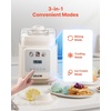 image:imageVEVOR Automatic Ice Cream Maker with Builtin Compressor 2 Quart No Prefreezing Fruit Yogurt Machine Stainless Steel Electric Sorbet Maker 3 Modes Gelato Maker with LCD Display amp Timer SilverVertical 1 Quart