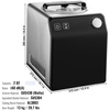 image:imageVEVOR Automatic Ice Cream Maker with Builtin Compressor 2 Quart No Prefreezing Fruit Yogurt Machine Stainless Steel Electric Sorbet Maker 3 Modes Gelato Maker with LCD Display amp Timer SilverVertical