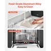 image:imageVEVOR Automatic Ice Cream Maker with Builtin Compressor 2 Quart No Prefreezing Fruit Yogurt Machine Stainless Steel Electric Sorbet Maker 3 Modes Gelato Maker with LCD Display amp Timer SilverHorizontal 15 Quart