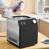 image:imageVEVOR Automatic Ice Cream Maker with Builtin Compressor 2 Quart No Prefreezing Fruit Yogurt Machine Stainless Steel Electric Sorbet Maker 3 Modes Gelato Maker with LCD Display amp Timer SilverVertical