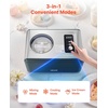 image:imageVEVOR Automatic Ice Cream Maker with Builtin Compressor 2 Quart No Prefreezing Fruit Yogurt Machine Stainless Steel Electric Sorbet Maker 3 Modes Gelato Maker with LCD Display amp Timer SilverHorizontal 15 Quart