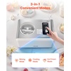 image:imageVEVOR Automatic Ice Cream Maker with Builtin Compressor 2 Quart No Prefreezing Fruit Yogurt Machine Stainless Steel Electric Sorbet Maker 3 Modes Gelato Maker with LCD Display amp Timer SilverHorizontal 2 Quart