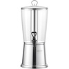 image:imageVEVOR Beverage Dispenser 21 Gallon Drink Dispenser for Parties Stainless Steel  Plastic Juice Dispensers with Spigot Ice Chamber Iced Tea Lemonade Juice Water Dispensers for Restaurants Hotels