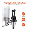 image:imageVEVOR Beverage Dispenser 21 Gallon Drink Dispenser for Parties Stainless Steel  Plastic Juice Dispensers with Spigot Ice Chamber Tray Iced Tea Lemonade Juice Dispensers for Restaurants Hotels21Gal 2Pack