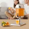 image:imageVEVOR Beverage Dispenser 21 Gallon Drink Dispenser for Parties Stainless Steel  Plastic Juice Dispensers with Spigot Ice Chamber Tray Iced Tea Lemonade Juice Dispensers for Restaurants Hotels21Gal 1Pack