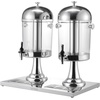 image:imageVEVOR Beverage Dispenser 21 Gallon Drink Dispenser for Parties Stainless Steel  Plastic Juice Dispensers with Spigot Ice Chamber Tray Iced Tea Lemonade Juice Dispensers for Restaurants Hotels21Gal 2Pack