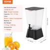 image:imageVEVOR Beverage Dispenser 264 Gallon Drink Dispenser for Parties Plastic Juice Dispensers with Spigot Ice Chamber Iced Tea Lemonade Juice Water Dispensers for Restaurants Hotels Parties5Gal 1Pack