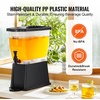 image:imageVEVOR Beverage Dispenser 264 Gallon Drink Dispenser for Parties Plastic Juice Dispensers with Spigot Ice Chamber Iced Tea Lemonade Juice Water Dispensers for Restaurants Hotels Parties3Gal 1Pack