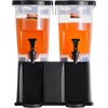 image:imageVEVOR Beverage Dispenser 264 Gallon Drink Dispenser for Parties Plastic Juice Dispensers with Spigot Ice Chamber Iced Tea Lemonade Juice Water Dispensers for Restaurants Hotels Parties3Gal 2Pack