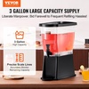 image:imageVEVOR Beverage Dispenser 264 Gallon Drink Dispenser for Parties Plastic Juice Dispensers with Spigot Ice Chamber Iced Tea Lemonade Juice Water Dispensers for Restaurants Hotels Parties3Gal 1Pack