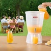image:imageVEVOR Beverage Dispenser 264 Gallon Drink Dispenser for Parties Plastic Juice Dispensers with Spigot Ice Chamber Iced Tea Lemonade Juice Water Dispensers for Restaurants Hotels Parties264 Gal