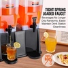 image:imageVEVOR Beverage Dispenser 264 Gallon Drink Dispenser for Parties Plastic Juice Dispensers with Spigot Ice Chamber Iced Tea Lemonade Juice Water Dispensers for Restaurants Hotels Parties3Gal 2Pack