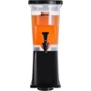 image:imageVEVOR Beverage Dispenser 264 Gallon Drink Dispenser for Parties Plastic Juice Dispensers with Spigot Ice Chamber Iced Tea Lemonade Juice Water Dispensers for Restaurants Hotels Parties3Gal 1Pack