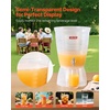 image:imageVEVOR Beverage Dispenser 264 Gallon Drink Dispenser for Parties Plastic Juice Dispensers with Spigot Ice Chamber Iced Tea Lemonade Juice Water Dispensers for Restaurants Hotels Parties264 Gal