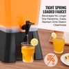 image:imageVEVOR Beverage Dispenser 264 Gallon Drink Dispenser for Parties Plastic Juice Dispensers with Spigot Ice Chamber Iced Tea Lemonade Juice Water Dispensers for Restaurants Hotels Parties5Gal 1Pack
