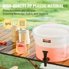 image:imageVEVOR Beverage Dispenser 5 Gallon Drink Dispensers for Parties Plastic Juice Dispenser with Spigot and Lid Iced Tea Lemonade Juice Water Dispenser for Restaurants Hotels Parties3Gal 2Pack