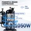image:imageVEVOR Commercial Ice Cream Machine 53 to 74Gal per Hour Soft Serve with LED Display Auto Clean 3 Flavors Perfect for Restaurants Snack Bar 2200W SliverCountertop 3 Flavors Upgraded Model