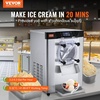 image:imageVEVOR Commercial Ice Cream Machine 53 to 74Gal per Hour Soft Serve with LED Display Auto Clean 3 Flavors Perfect for Restaurants Snack Bar 2200W SliverCountertop 1 Flavor Hard Serve 1713W