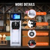 image:imageVEVOR Commercial Ice Cream Machine 53 to 74Gal per Hour Soft Serve with LED Display Auto Clean 3 Flavors Perfect for Restaurants Snack Bar 2200W SliverCountertop 1 Flavors Flagship Model