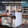 image:imageVEVOR Commercial Ice Cream Machine 53 to 74Gal per Hour Soft Serve with LED Display Auto Clean 3 Flavors Perfect for Restaurants Snack Bar 2200W SliverCountertop 1 Flavors Flagship Model