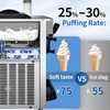 image:imageVEVOR Commercial Ice Cream Machine 53 to 74Gal per Hour Soft Serve with LED Display Auto Clean 3 Flavors Perfect for Restaurants Snack Bar 2200W SliverCountertop 3 Flavors Upgraded Model