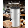 image:imageVEVOR Ice Tea Dispenser 4 Gal15L 304 Stainless Steel Beverage Dispenser with Spigot amp Handle Suitable for Hot and Cold Drinks for Iced Tea Coffee Water in Cafes amp Restaurants