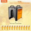 image:imageVEVOR Insulated Beverage Dispenser 10 Gallon Foodgrade LL9450UP Hot and Cold Beverage Server Thermal Drink Dispenser Cooler with 118 in PU Layer TwoStage Faucet Handle for Restaurant Drink Shop10 Gallon