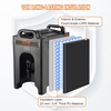 image:imageVEVOR Insulated Beverage Dispenser 10 Gallon Foodgrade LL9450UP Hot and Cold Beverage Server Thermal Drink Dispenser Cooler with 118 in PU Layer TwoStage Faucet Handle for Restaurant Drink Shop25 Gallon