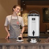 image:imageVEVOR Insulated Beverage Dispenser 24 Gal92L Stainless Steel Thermal Drink Server with Spigot amp Temp Display Suitable for Hot and Cold Drinks for Tea Coffee Water in Cafes amp Restaurants Silver24 Gal 1 Pack
