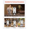 image:imageVEVOR Insulated Beverage Dispenser 24 Gal92L Stainless Steel Thermal Drink Server with Spigot amp Temp Display Suitable for Hot and Cold Drinks for Tea Coffee Water in Cafes amp Restaurants Silver24 Gal 1 Pack